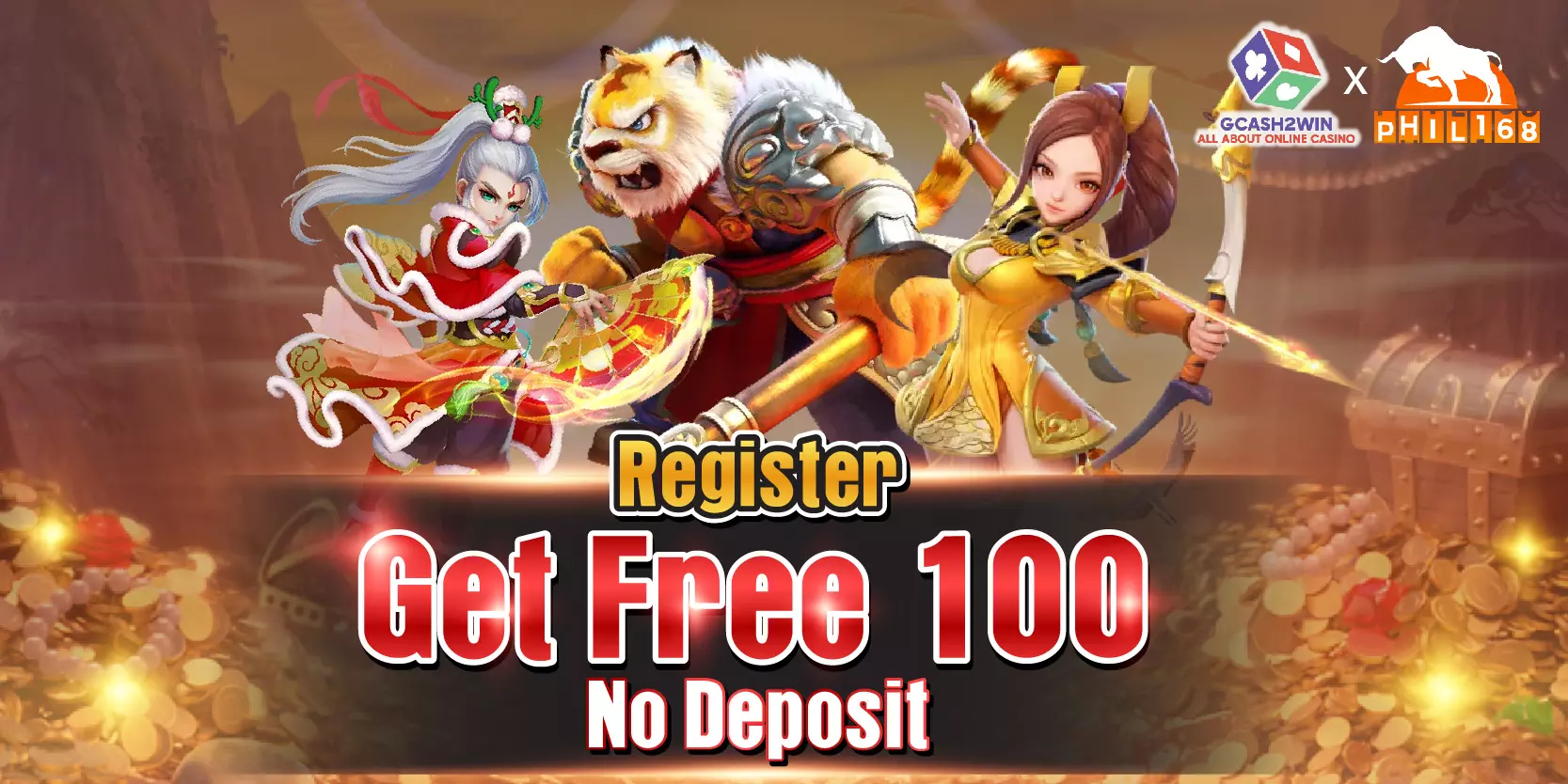 Register Get 100 Free Bonus No Deposit